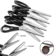 Serrated Lace Scissors Zigzag Sewing Pinking Shears Tailor Scissors