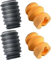 2Pcs Rubber Buffer Front Rear Suspension Shock Absorber Bump Stop 31302290314 33502290319, for BMW, for E46 318 320 325 330 Touring Car Suspension Bump Stop(2Pcs Front)