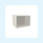 Kaboodle 460 x 400-499mm Salty Oak Customisable Microwave Open Shelf