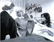 Film Autograph: BARBARA WINDSOR & MADELINE SMITH (Carry On) Rare Signed Photo