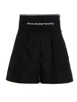 [Alexander Wang] Alexander Wang-Safari Bermuda E Short Nero-Donna 4 Black