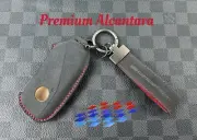 Premium Alcantara Key Fob Cover Case Keychain Fit For BMW X5M X6M LCI XM Models