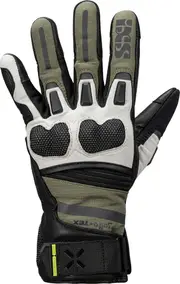 IXS Montevideo Short-ST Motorcycle Gloves, green, Size 3XL for Men