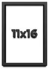11x16 Shadow Box Frame Black | 2 Inches Deep Real Wood Contemporary Shadowbox Di
