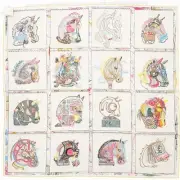 Hermes Tagged 23Ss Carre 90 Chevaloscope Scarf Silk Large All-Over Pattern 00391