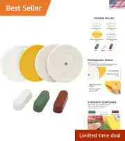 Efficient 6" Buffing Wheels & Cutting Compounds for Ultimate Polishing Results