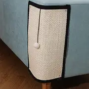 HAOZAIKEJI Cat Scratcher Mat Sofa Protector Natural Sisal Cat Scratching Mat Cat Scratch Couch Cover Heavy Duty Couch Guard Easy Installation Scratch Pad for Grinding Claws Protecting Furniture