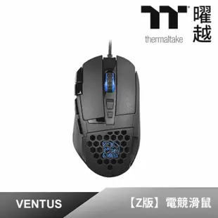 【Tt eSPORTS 曜越】夜襲 VENTUS Z 雷射引擎電競滑鼠(MO-VEZ-WDLOBK-01)