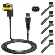 USB Charger Cord Fit for Philips Norelco QP2533 QP2520 QP2630 QP6510 QP6520 One