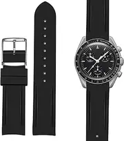 [Korlexchi] Silicone Watchband for Moonswatch for Men and Women, Watch Strap for Omega X for Swatch for Speedmaster