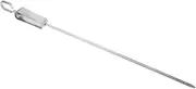 GANAZONO Stainless Steel Skewers Flat Skewers for Kebabs Compact and Portable Grill Tools for Camping Picnics and Outdoor Cooking with Push Rod