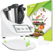 [Wave Brands] Sliding Board Thermomix TM6, Mixmover, Accessories for TM5 and TM6, Easy Gliding for Food Processor, high-Quality Acrylic in White