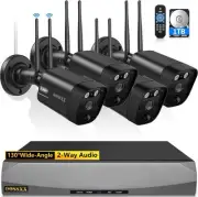 5.5MP & PIR Detection 2-Way Audio, Dual Antennas 2 Antenna Signal Enchance
