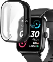 Watch Cases Compatible with MILOUZ aeac KALINCO Quican Hoowel Veryfit IDW19 1.8” Smart Watch, TPU Case with Screen Protector, Protecting Watch Body & Screen