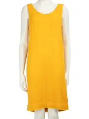 Orange Tweed Shift Dress