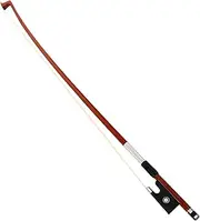 Kisangel Violin Bow with Horse Hair Professional Practice Accessory for Students Durable Brazilian Stick for Beginners and Serious Players Produces Bright Sound