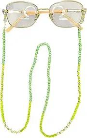 [Generic] Colorful Beaded Eyeglass Chain, Glasses Chains for Women, Beaded Chain, Handmade Chain for Glasses, Crochet Eyeglass Chains