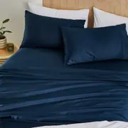 MyHouse Ashton Fitted Sheet Dress Blue - Dress Blue - Double
