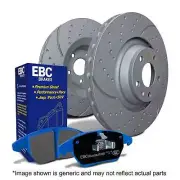 Disc Brake Kit-2+2, VIN: H, Eng Code: VG30, Natural fits 89-91 Nissan 300ZX (for: Nissan)