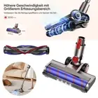 LED Fluffy Floor Roller Brush Head for Dyson V7 V8 V10 V11 Vacuum Cleaners Parts