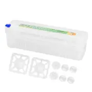 Cling Wrap Dispenser Refillable Saran Wrap Dispenser with Slide Cutter Kitchen