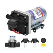 5059-1310-D011 5.3 GPM Automatic Demand 12VDC Diaphragm Pump with 60 PSI Buil...