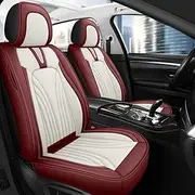 QIOZO ar Seat Covers Universal Full Set for Vauxhall Calibra/Insignia/Insignia Sports Tourer/Insignia ecoFLEX/Insignia ecoFLEX Fließheck/Insignia Country Tourer/Grand Sport Auto Parts/Waterproof/red