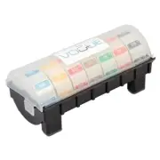 DISSOLVABLE COLOUR CODED FOOD LABEL STARTER KIT WITH 1" DISPENSER GH474