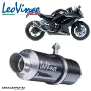 KAWASAKI Z 300 ABS 2015-2016 Exhaust Leovince Black Carbon GP Corsa 3293U