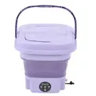H Portable Foldable Washing Machine Large Capacity Low Noise Mini Small New