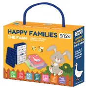 Sassi Games Happy Families Farm Game Kids/Children Educational Activity Play 4y+