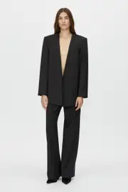 Houston Collarless Blazer in Black - CAMILLA AND MARC® C&M