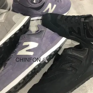 new balance574 麂皮 粉紫 灰 全黑 亮片 女 復古鞋 休閒鞋 百搭