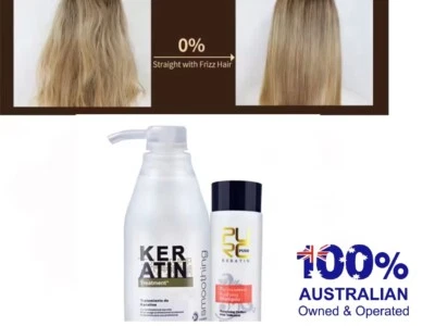 PURC 300ml 0% Keratin Hair Straightening Combo Shampoo Soft Repair Damaged Dry