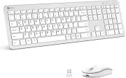 iClever Wireless Keyboard and Mouse, GK08 Wireless Keyboard Mouse Combo, Ergonom