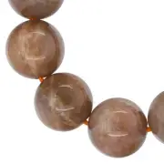 14 Sunstone Round Beads 14mm 7.8" #74182
