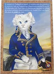 Sebreine 94155PC Marquis de Chatfayette Cat Postcard Postcard Chats enchantes