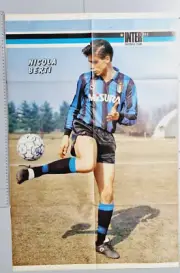 Poster Nicola Berti Inter Football Club Original