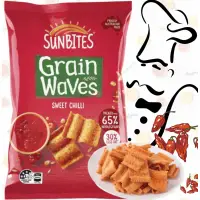 在飛比找蝦皮購物優惠-Sunbites Grain Waves洋芋穀片（sweet