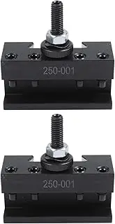 Mellisso 2X 250-001 CNC Lathe Tool Holder Quick Change Tool Post Cutter Holder Screw Kit Set Boring Bar Turning Facing Holder