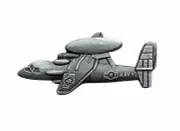 E-2C Hawkeye Plane 1 1/2 inch Hat or Lapel Pin E1563 F6D26B