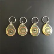 13.56MHZ S50 FM11RF08 F08 NFC Transparent Trops of Glue Card RFID Key Tag
