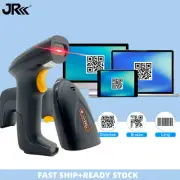 USB Wireless Barcode Scanner USB Cordless 2D Barcode Reader + Charging Cable