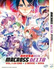 DVD ANIME MACROSS DELTA VOL.1-26 END + 2 MOVIE + 9 OVA ENGLISH SUBS + FREE SHIP