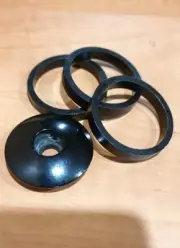 Giant alloy 1 1/8 Bicycle Headset Top Cap + 3 spacers
