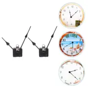 2 Sets Replacement Clock Mechanism Short Shaft Alarm Movement Kit Torque