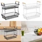 Fruit Basket Bowl Metal Wire Storage Basket for Restaurant Kitchen Counter