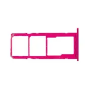 SIM Micro SD Card Tray Dual for Samsung Galaxy A01 Red Holder Slot Insert Module
