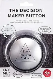 Is Gift The Decision Maker Button, Black