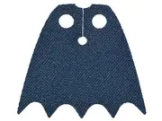 NEW LEGO - Body Wear - Cloth Cape Scalloped Spongy Dark Blue x 1 Super Hero -